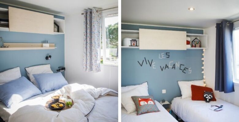 Mobil-home Océan TV Plancha Wifi - 2 chambres - 4/5 personnes